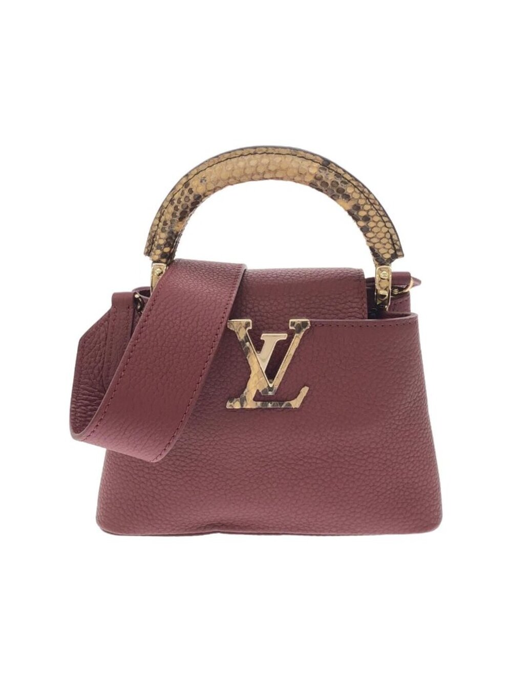 Louis Vuitton Exotic Leather Capucines Mini Bag